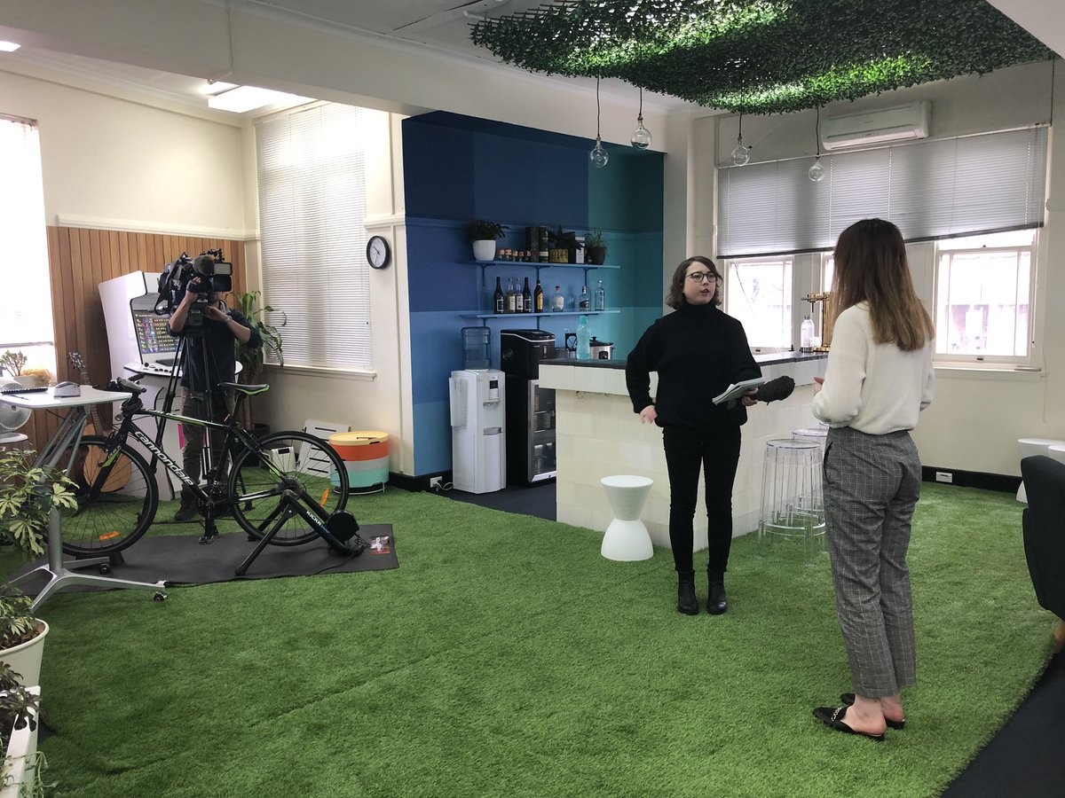 MCJSHobart's tweet image. One day to go before our opening workshop in Hobart and #WINTV is pre-recording interview with our founder and one of the mentors. 
@SciWkMedia @ButenkoMe @Aus_ScienceWeek @livetiles #MusesCodeJS #CodeWithMuses