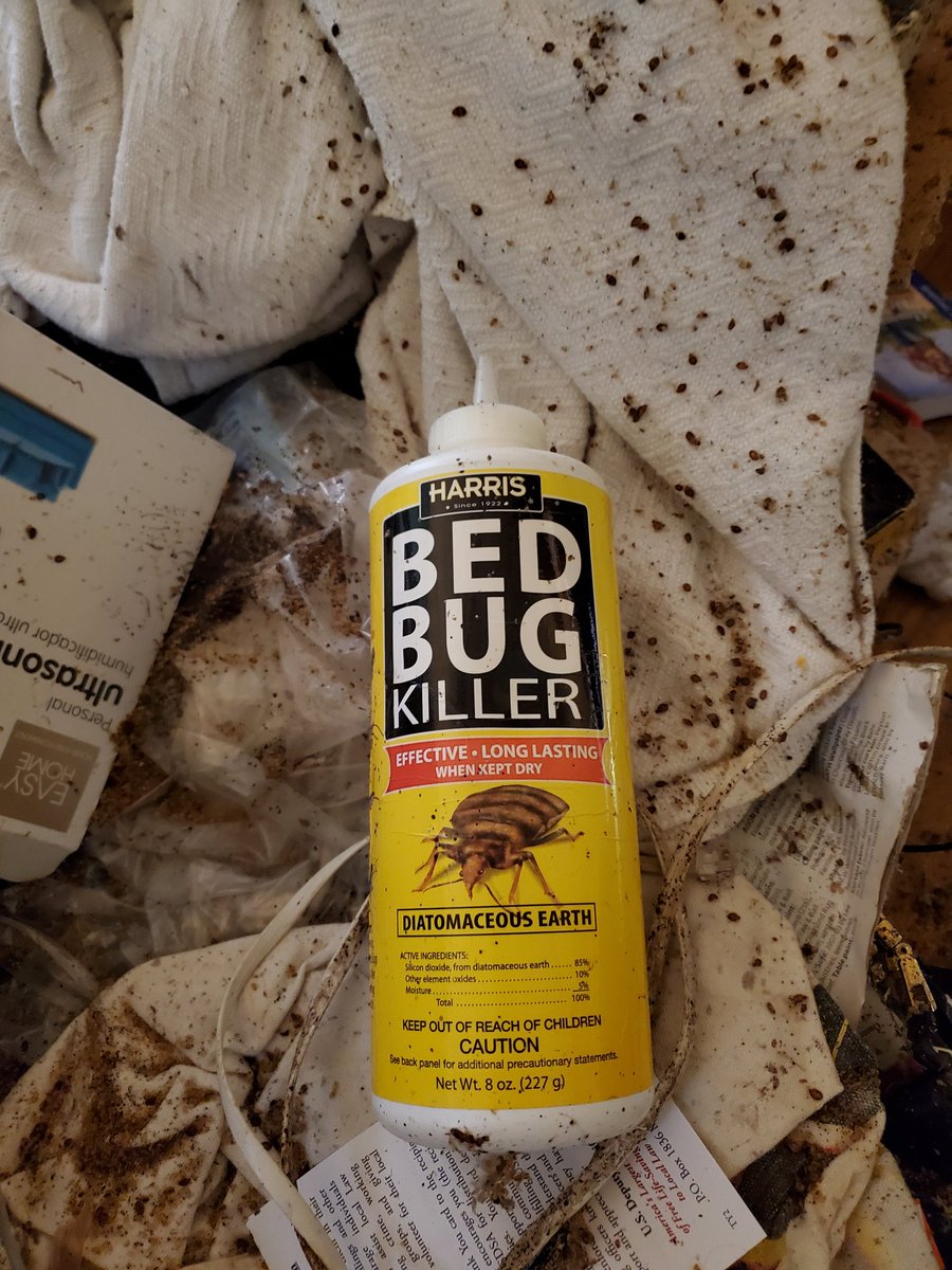 If you look real close, you will see that this bottle is infested with bed bugs!  😂😂 #bedbugs #hateoverthecounterbedbugproducts