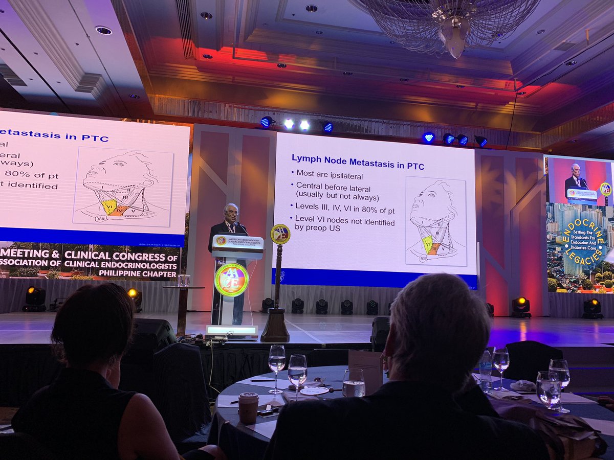vtangpricha's tweet photo. Dr Hossein Gharib from @MayoClinic presenting on recurrent thyroid cancer at @TheAACE Philippines Chapter @aacephil #aacepc2019 https://t.co/0hhk4SVgFM