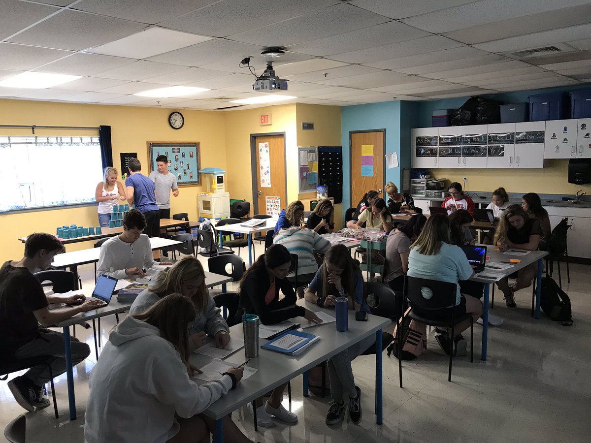 SeckmanHighFACS's tweet photo. The preschool lab classes had fun today learning about the class and and team building skills. @SeckmanHigh #learningstations https://t.co/abR9tZen5i