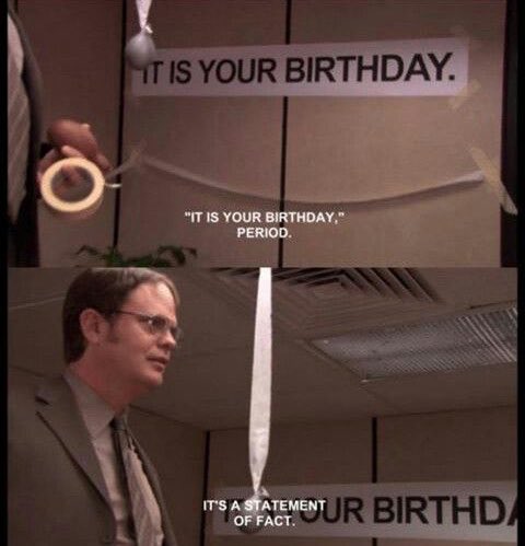 KnightGroupUNC's tweet photo. Happy Birthday to our amazing, Office-loving undergrad! #StatementOfFact #undergradsrule https://t.co/RW1toWZzc7