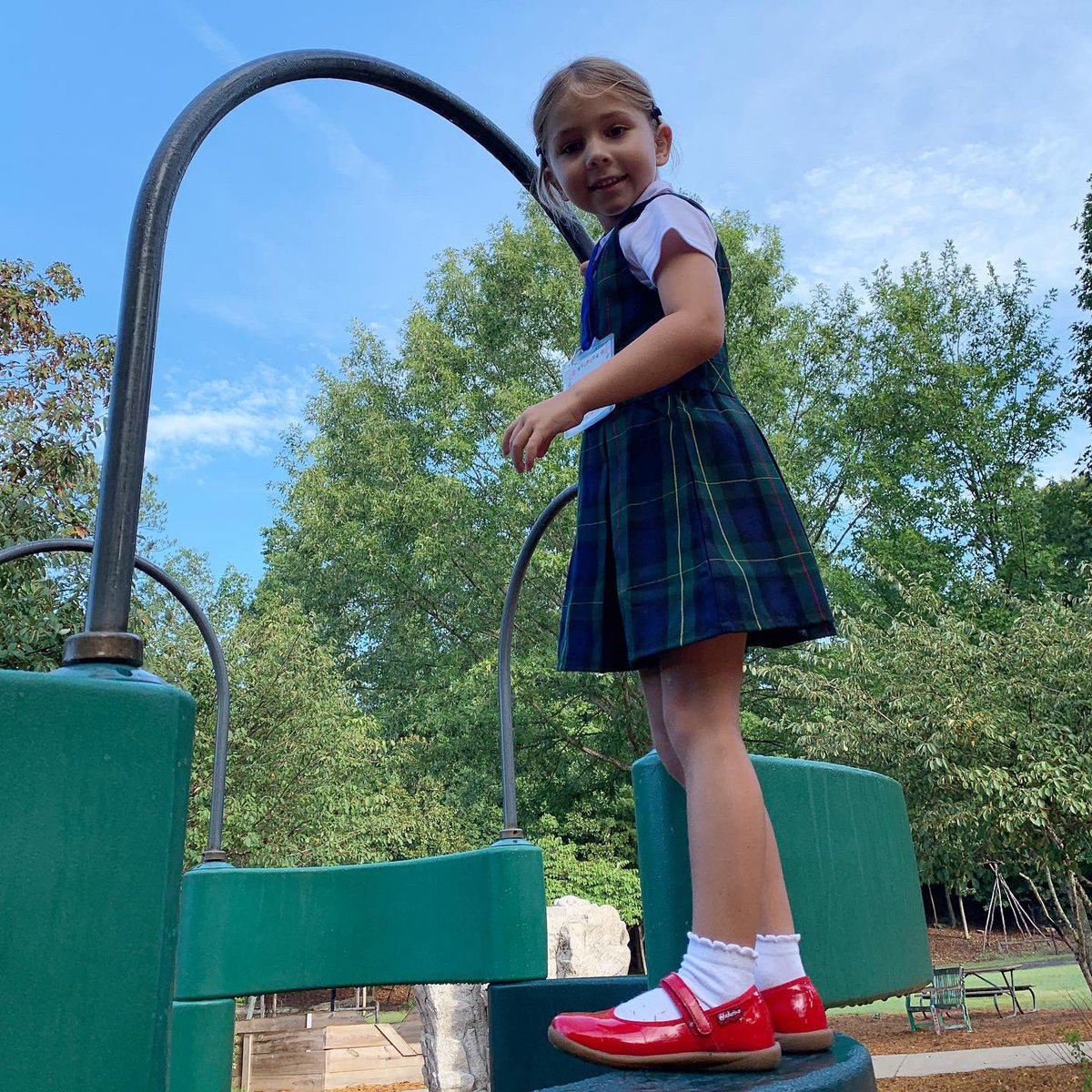 We tried all kinds of new things on the UED playground for recess. #TrinityLearns