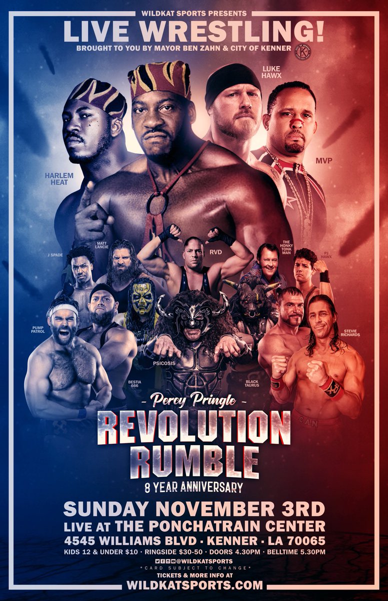 So happy for <a href="/WildKatSports/">WildKat Sports</a> and my bro <a href="/LukeHawx504/">Luke Hawx</a> for this announcement. These guys work so hard to be the best in the business. I’ll be there!! #neworleans #wrestling
