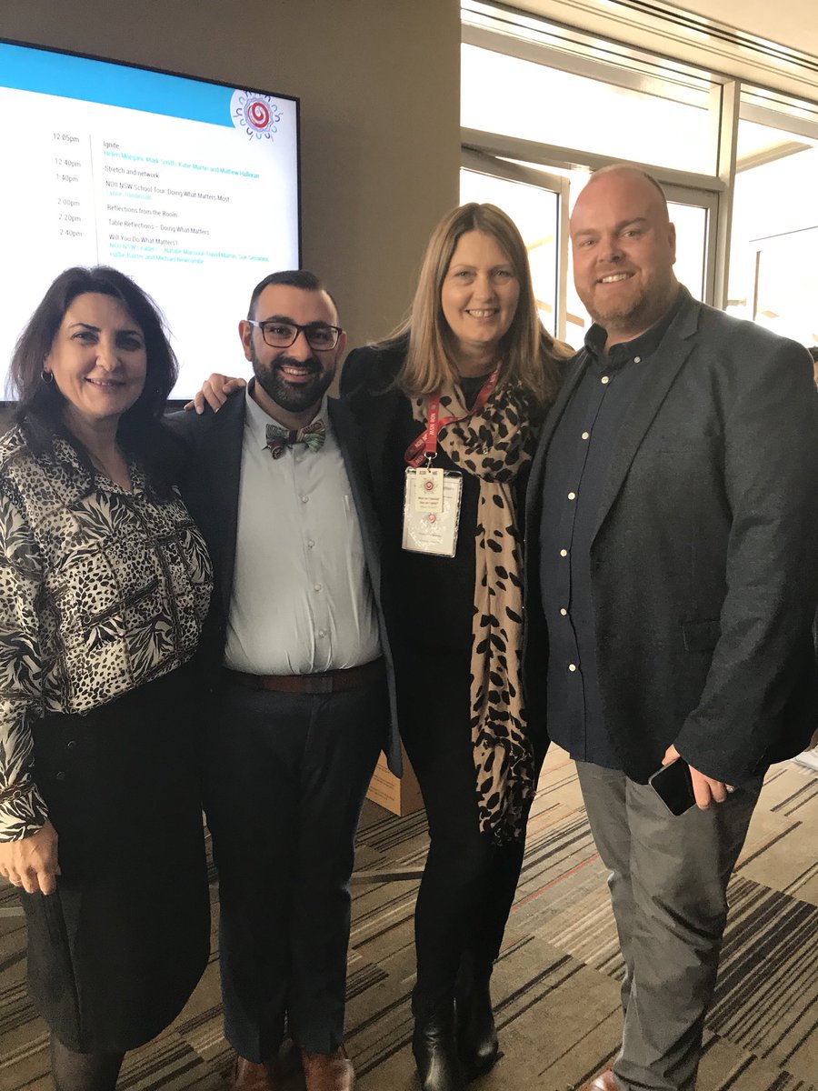 MSiokos's tweet photo. ‘Stretch &amp; Network’ @NOII_NSW_Aust with amazing educators. Learning together, great connections @zahraahamka2017 @RegionalSouthOD https://t.co/8qlLpHnnLM