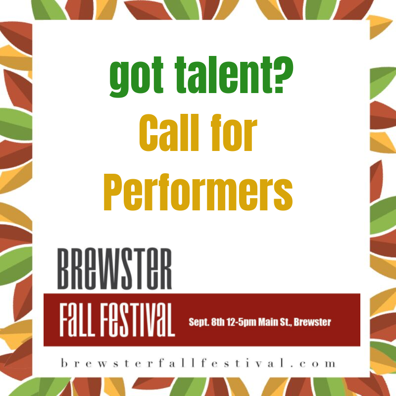 Calling all performers: bands 🎸 acoustic 🎼 singers 🎤dancers 💃clowns 🤹 etc.!  #BrewsterFallFestival is accepting applications for performers. Apply today at buff.ly/2z3FlD4 @culturalartsco