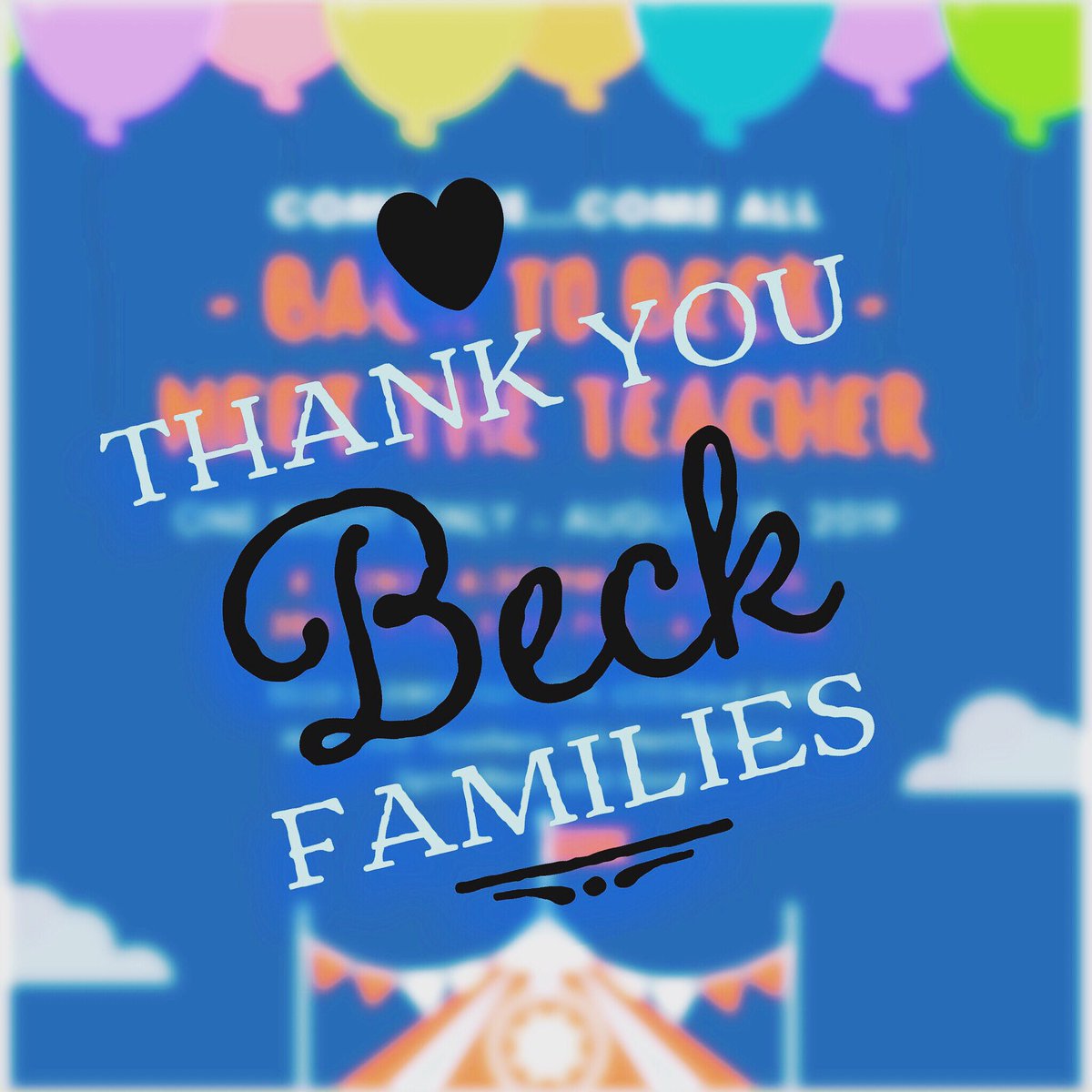 beck_pta's tweet photo. #BeckBulldog families
T̤̮H̤̮A̤̮N̤̮K̤̮ Y̤̮O̤̮Ṳ̮
We had an amazing time celebrating the beginning of a new school year at #Back2Beck with you!! 💙🐶💙🐶 #weloveourfamilies #weloveourteachers #weloveourvolunteers #backtoschool #thankyou https://t.co/Yb5mY4m6d6