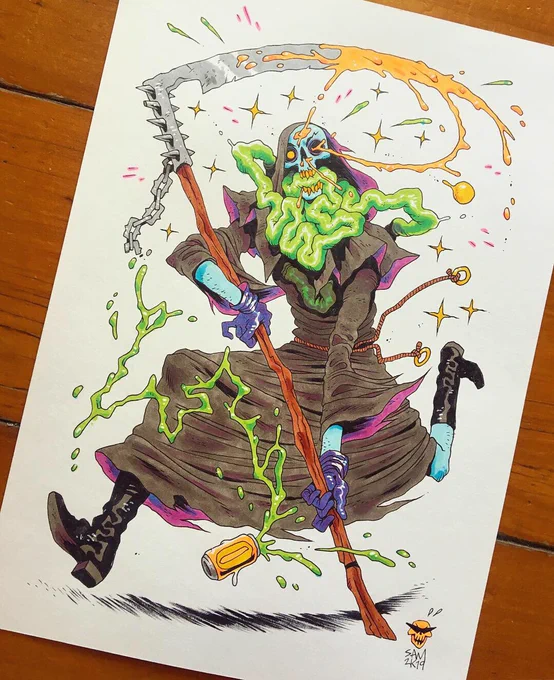 Another Reaper from back in March. No codpiece this time, I'm sorry. 