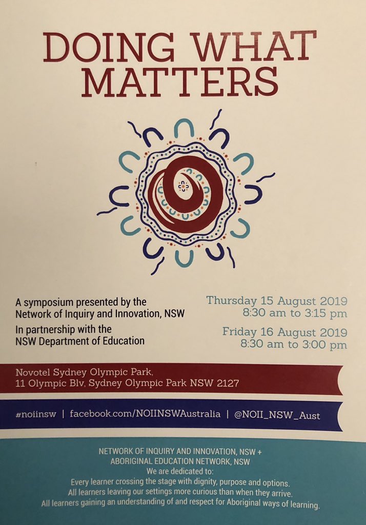 Full house of enthused educators at the Doing What Matters <a href="/NOII_NSW_Aust/">NOII NSW + AEN</a> symposium this morning. Fantastic to see so many colleagues coming together to share &amp; improve practice for all our learners. Thank you <a href="/MansourNatalie/">Natalie Mansour</a> and <a href="/DavidSim76/">David Martin</a> for the opportunity to speak. #noiinsw