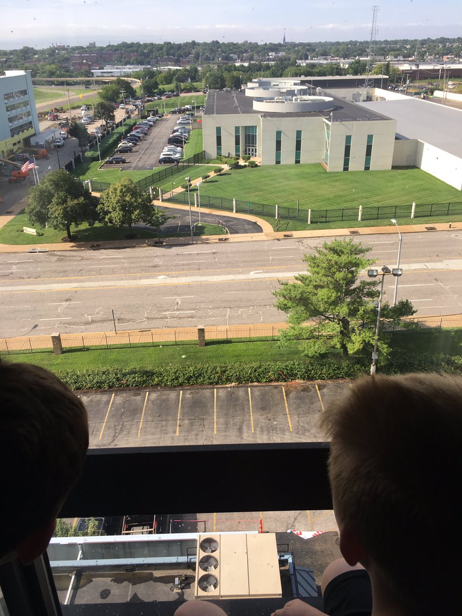 Mswendywebster's tweet image. Dear @FBIStLouis, if you felt safer the past three days, it was because our observant 12 yo spent every waking moment in our hotel room watching over your facility. Even at night, he’d observe and announce slow moving “suspicious” cars driving around the building. #futureagent