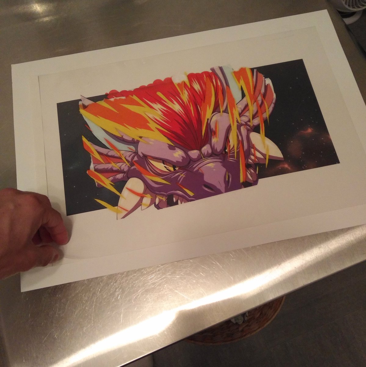 benoit_tranchet's tweet photo. My nephew really liked the render test I did of the Mana Beast, and wanted to have a print of the frame in his bedroom... So I made fake cels XD
#secretofmana #seikendensetsu2 #geek #animation #celluloids #cels https://t.co/GKW7jjXFTO