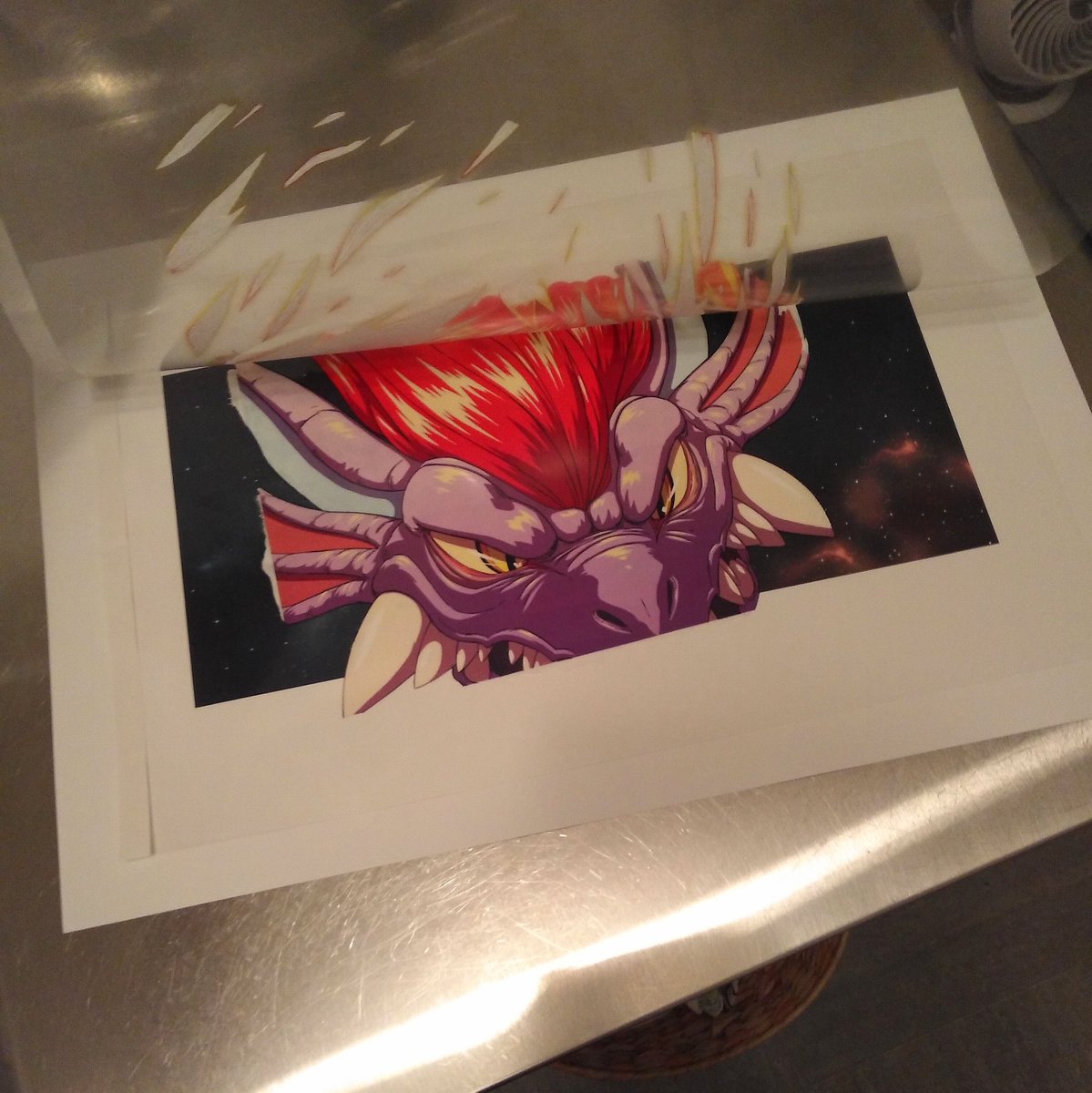 benoit_tranchet's tweet photo. My nephew really liked the render test I did of the Mana Beast, and wanted to have a print of the frame in his bedroom... So I made fake cels XD
#secretofmana #seikendensetsu2 #geek #animation #celluloids #cels https://t.co/GKW7jjXFTO