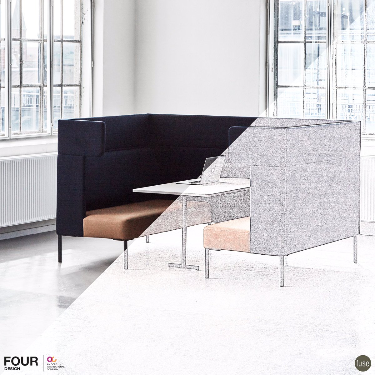 fusefurniture's tweet photo. The #FourUsBooth, not just a piece of #art.
#FourUs #BoothSeating #Friday #Sketch #Acoustic #fuse #fourdesign #oceedesign #ocee #design #peaceandquiet #fusefurniture #ZoneSpace #furnituredesign #interiordesign #architect #furniture #Brisbane #Australia #follow #like #interiors https://t.co/voKAxhuvGb