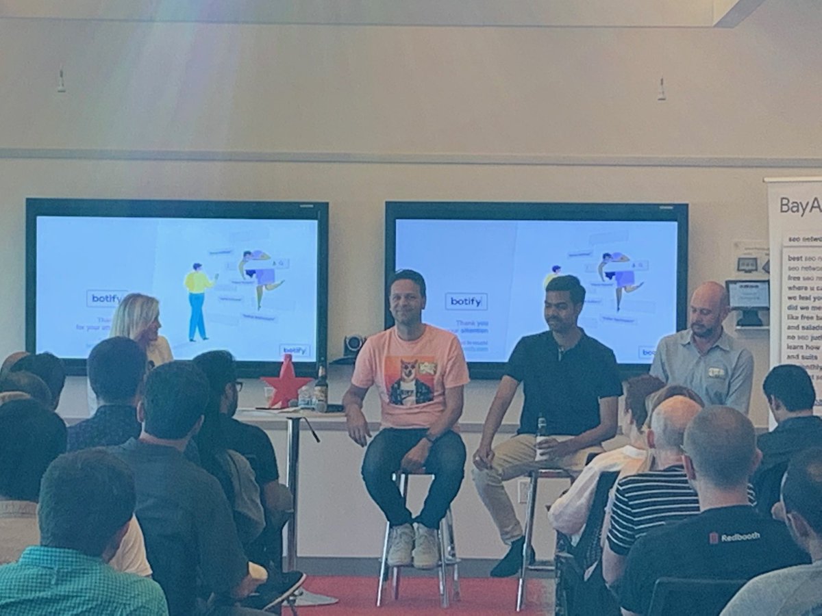 ⁦<a href="/millertime_baby/">Holly Miller Anderson | Marketing, SEO, eComm</a>⁩ interviewing ⁦<a href="/TheNextCorner/">Dennis Goedegebuure</a>⁩ at ⁦<a href="/BaySearch/">BayAreaSearch</a>⁩