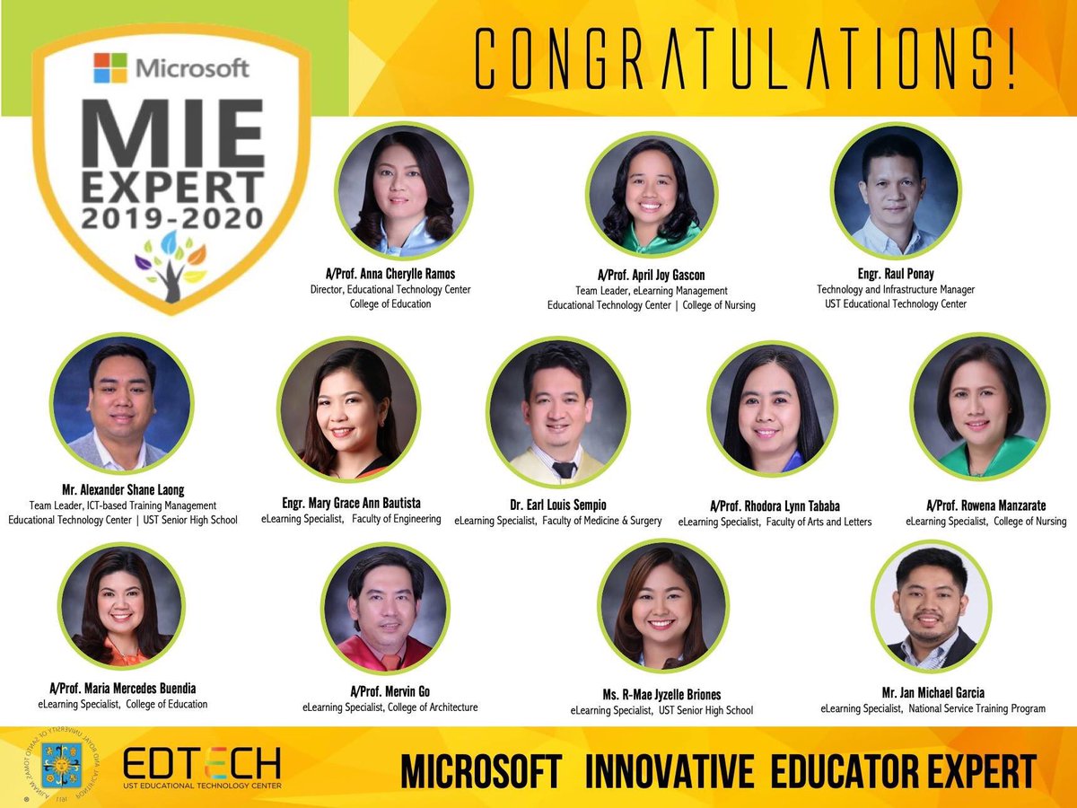 USTNur_Edtech's tweet photo. Congratulations to our new MIE Experts!
#MicrosoftEdu
#NursingMIEEs
#excellenceandheart 

https://t.co/omDMkyNf5U https://t.co/J3qGo4Hi6i