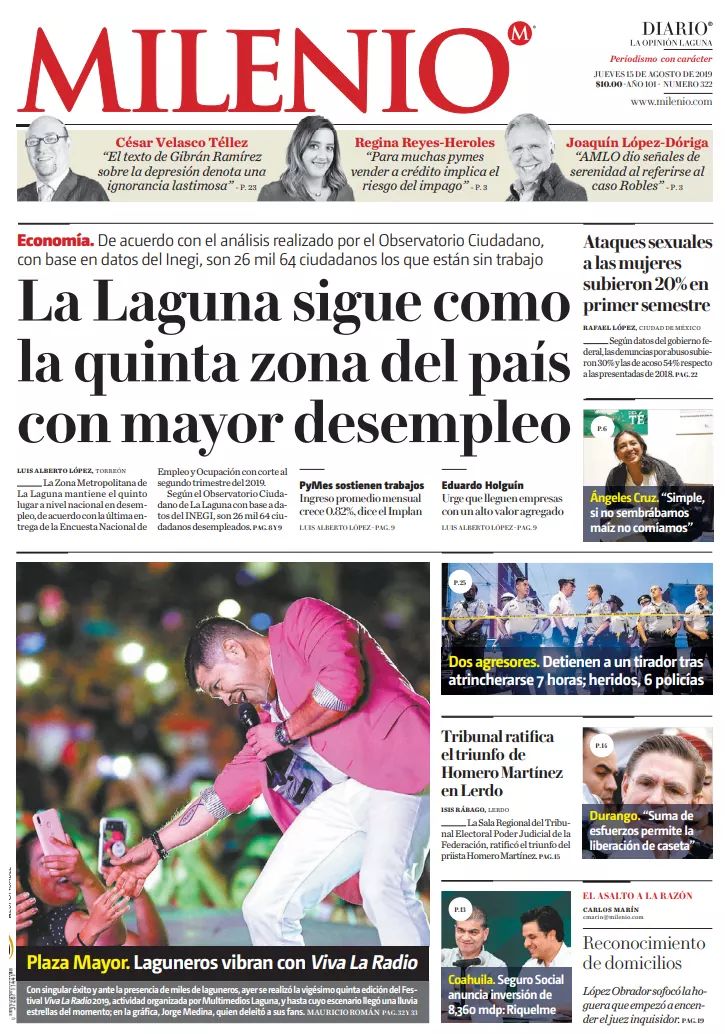 Chavagon's tweet photo. Gracias periódico Milenio Jorge Medina @j_medina37 Éxito Total #VivaLaRadio de #LaCaliente923Fm en Tórreon Coahuila #MultimediosRadio #QuénPompó #NoPuedoOlvidarla #AsiOMásClaro #ChavagonMusic #PromoviendoArtistasAOtroNivel https://t.co/dpx2idW8PT