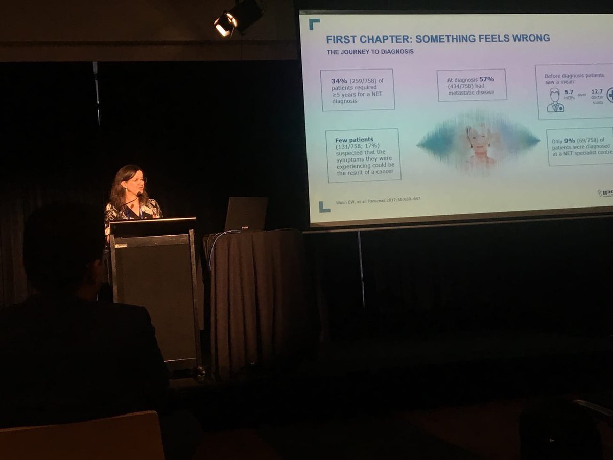 NECancerAus's tweet photo. Our knowledgeable and dedicated #NETnurse Kate Wakelin presenting the #NETcancer patient journey at @IpsenGroup Neuroendocrine symposium @MOGA_ORG meeting in Canberra this week.Great opportunity to raise awareness about the issues faced by #netcancer patients #letstalkaboutnets https://t.co/PYhcuU7GSq