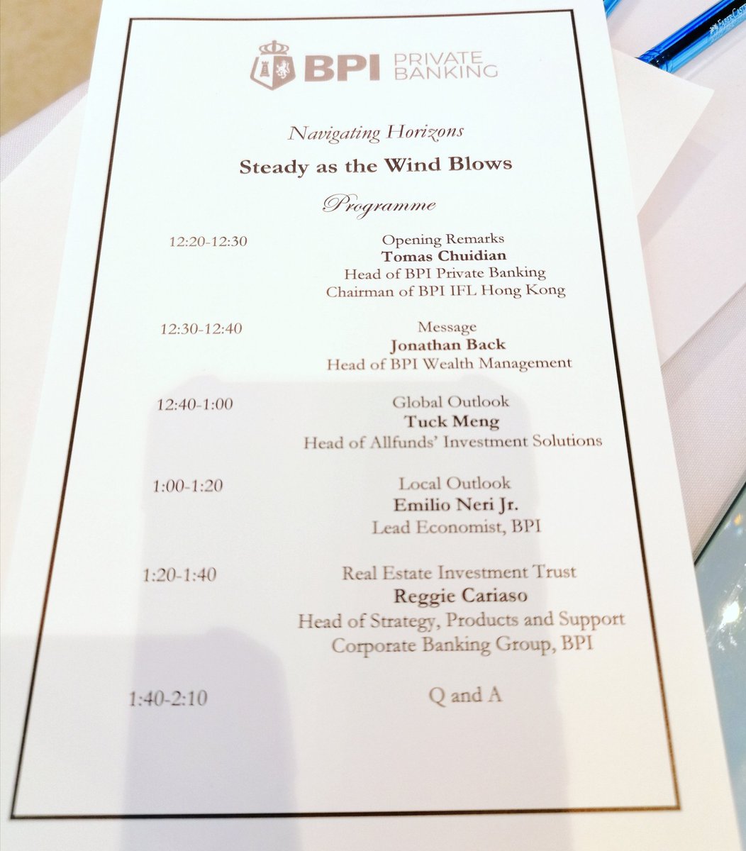 Jun_Neri's tweet photo. Enjoyed sharing my team's thoughts and being a panelist in this event for our high net worth clients #OurBPI #OneBPI #ReadyToday #ReadyTomorrow https://t.co/OdNvno6Sci
