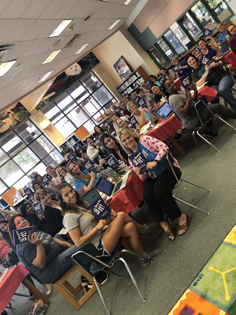 @LongsCreekNEISD teachers each recieved their own copy of #kidsdeserveit today, thanks to @NEISDCurriculum.  We are looking forward to digging into the book as we focus on student growth this year. @execneisd @NEISDExecDir @dr_maika @sgrona @TechNinjaTodd #studentgrowth