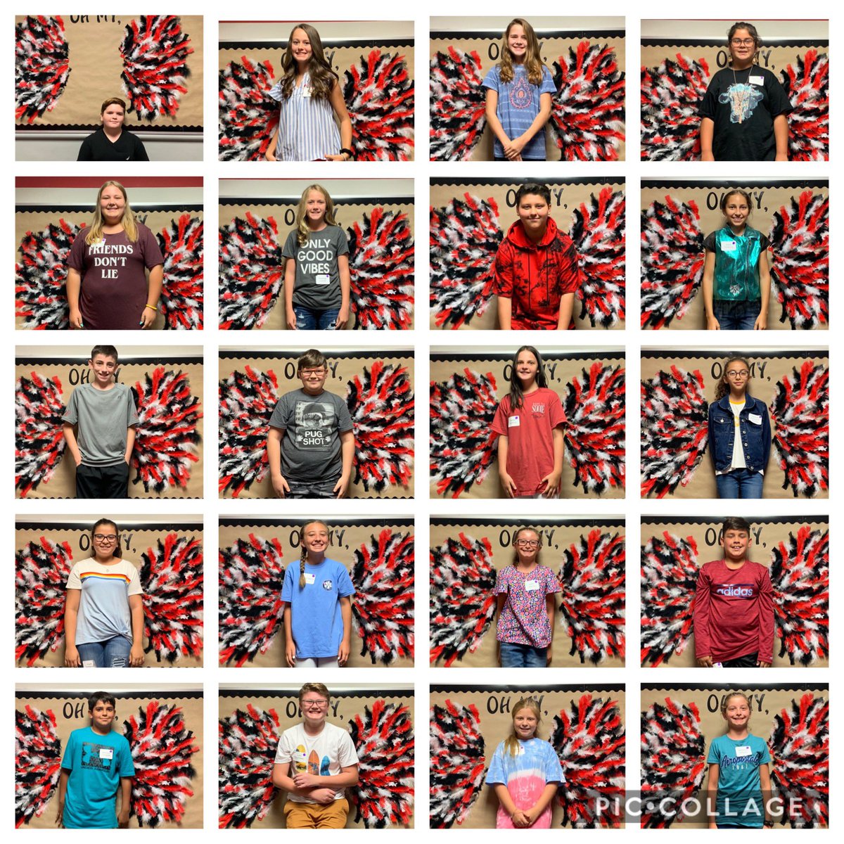 lmspitts's tweet photo. First day success at LMS for these 6th graders! They are spreading their wings &amp; on their way to flying high. #LISDFutureFocus https://t.co/V3ry5FPkvY