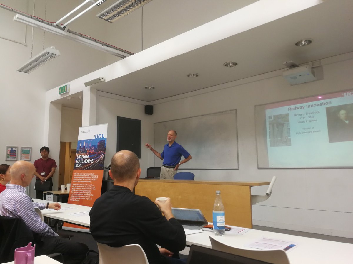 UCL_Railway's tweet photo. #whatishappening Today we are going to have our short course on railway traffic optimisation! @CEGE_UCL @CTS_UCL https://t.co/wayoP9B0rx