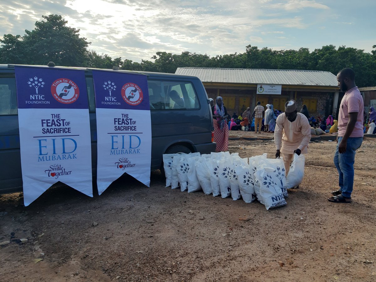 NTICFOUNDATION1's tweet photo. An outreach to IDP camp durumi to distribute food packages as part of our social responsibilities. https://t.co/K65hlTudOA