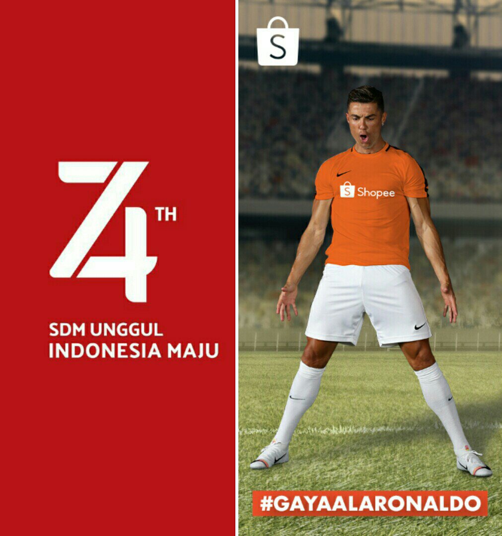 DpXTV's tweet photo. @Cristiano RONALDO OFFICIAL BRAND AMBASSADOR @ShopeeID @nikefootball https://t.co/lTSK5JTzlH