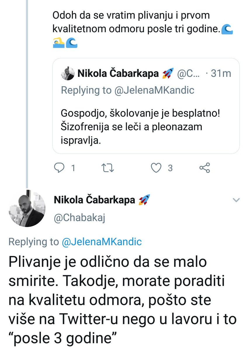 JelenaMKandic's tweet photo. "Vas" se piše velikim slovom kada se persira i obraća sa poštovanjem bez obzira na pol.
U Srbiji postoje zakoni i VJT za VTK koje je zaduženo i za #StopCyberBullying.
Ovo su 4 ozbiljne uvrede i vređanje na moj lični račun i mizogeno ponašanje prema ženama.☝ #endWAV
Sramota! https://t.co/szZRxlihAt