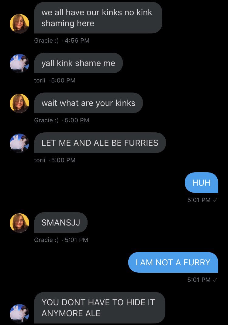 idk why we’re always talking about furries