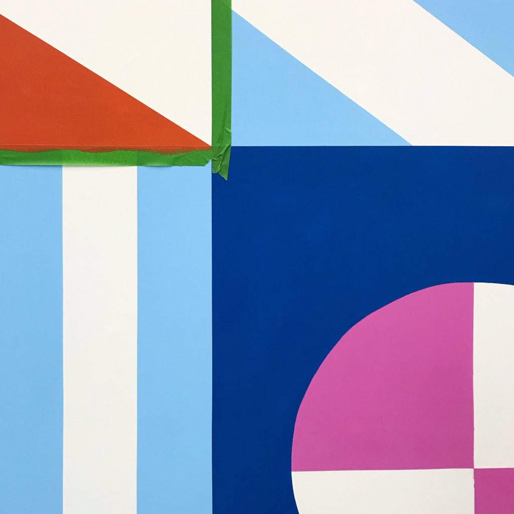 Chez_Studio's tweet image. Lines to make you tingle✖️🧿 Mural taking shape on day 3 at @casartists for Safe Play Area 🌈🤹🏻‍♀️ a collaborative residency with the wonderful Susan Merrick &amp;amp; Katherine Smith 🤙💕 Come down on Saturday 17th 6-8pm to be immersed in play 👏