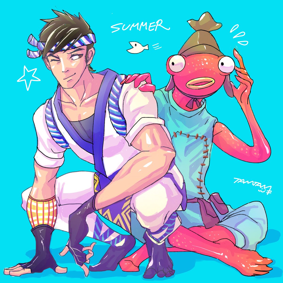 Tam Tam Busy Twitterren スシマスター フィッシュスティック Fortniteart フォートナイトイラスト Tam Tam Busy Twitterren スシマスター フィッシュスティック Fortniteart フォートナイトイラスト