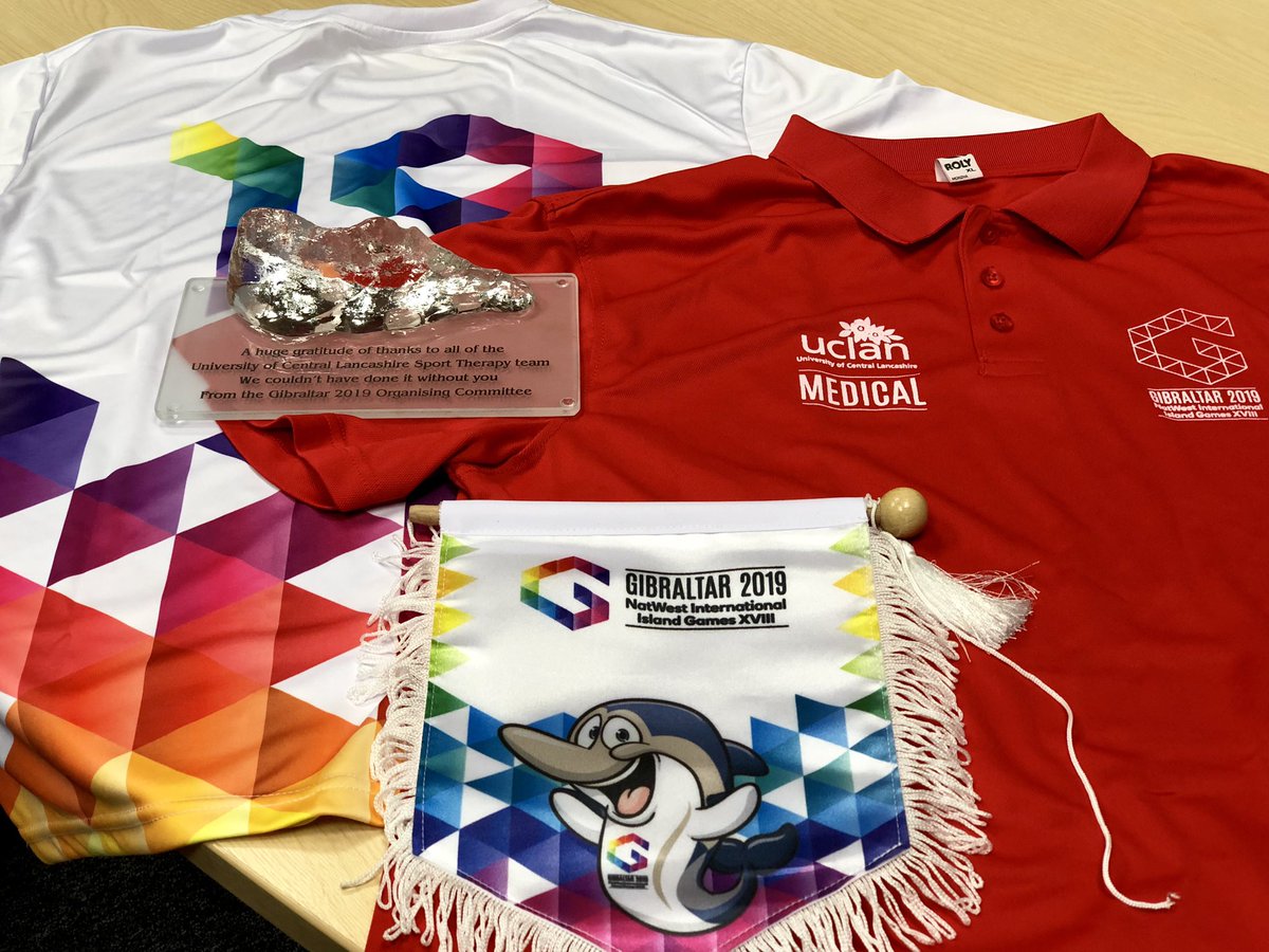 TeesideRob's tweet photo. Very proud of my Sports Therapy staff and students who represented @UCLan so well at this year’s Island Games in Gibraltar @CunninghamAndy1 @karenmayphysio @russ_hitchen @GregLittler @robhamiltonphys Pieter Crossley. See this link for details https://t.co/ZXdMEqbNuH https://t.co/mTRoAekqoU