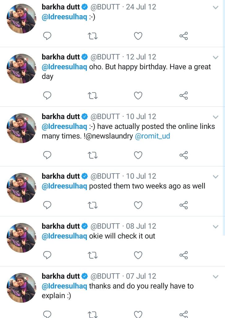 Arey! Madam  @BDUTT, 2012 se janati ho usko aap toh, fir bhi COINCIDENTALLY - COINCIDENTALLY karke pura propaganda faila dia. Kya soche the pakde nhi jaoge? 