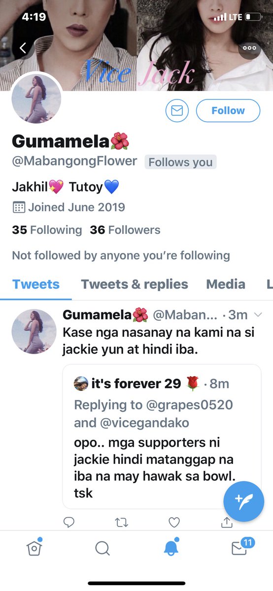 vicegandako's tweet photo. Nakikiusap ako!!! Pakitanggal ang pangalan at larawan ko sa header mo!!!  And please stop being my fake fan! @MabangongFlower https://t.co/L3BeOyQXpE