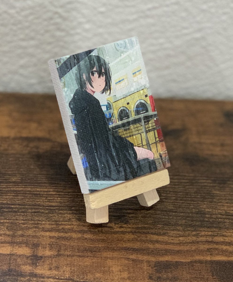 ミニキャンバス作ってみた
少数だけどティアに持っていきます〜 
