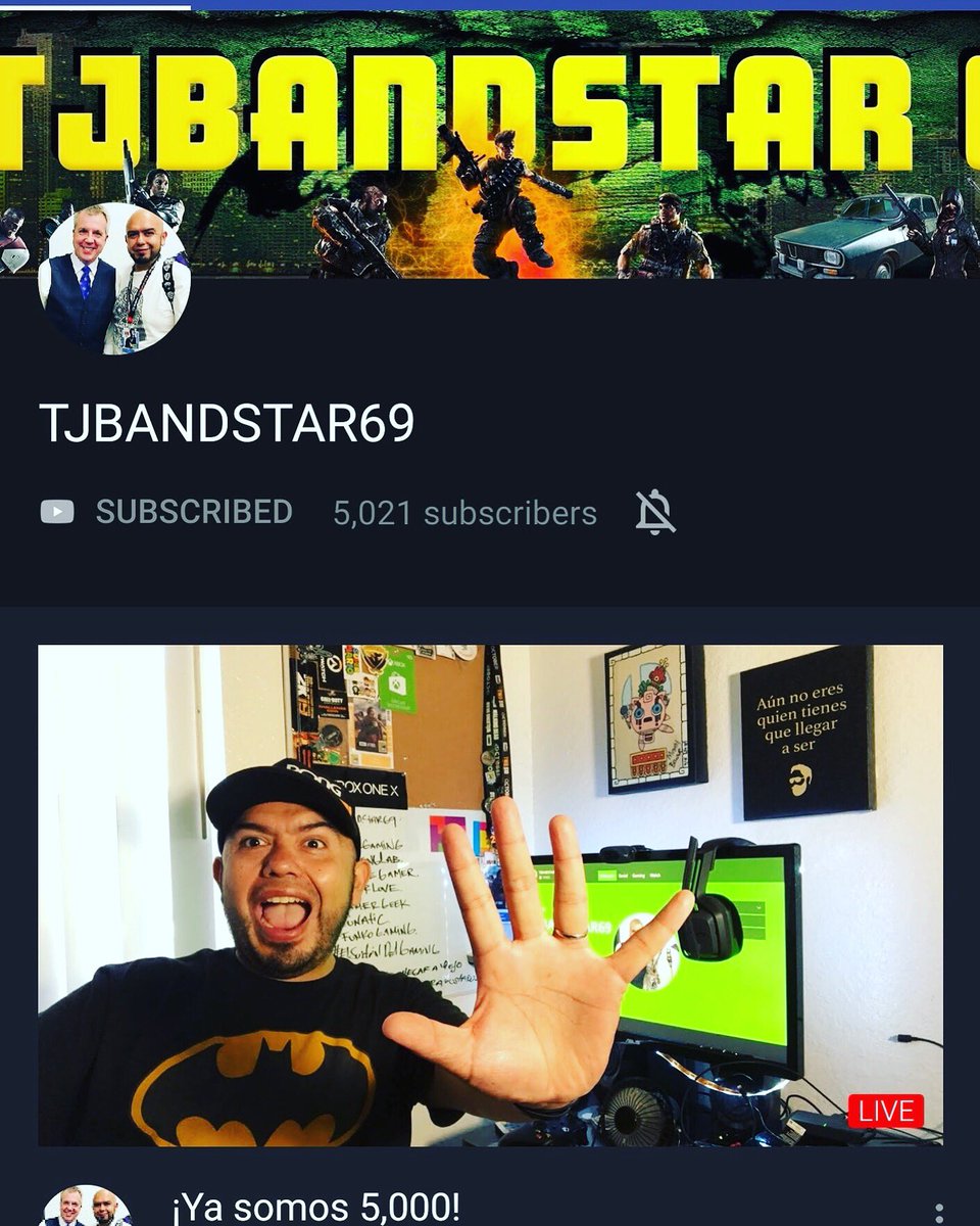 Gracias a su apoyo ya somos más de 5,000 en mi canal de YouTube. Bendiciones.