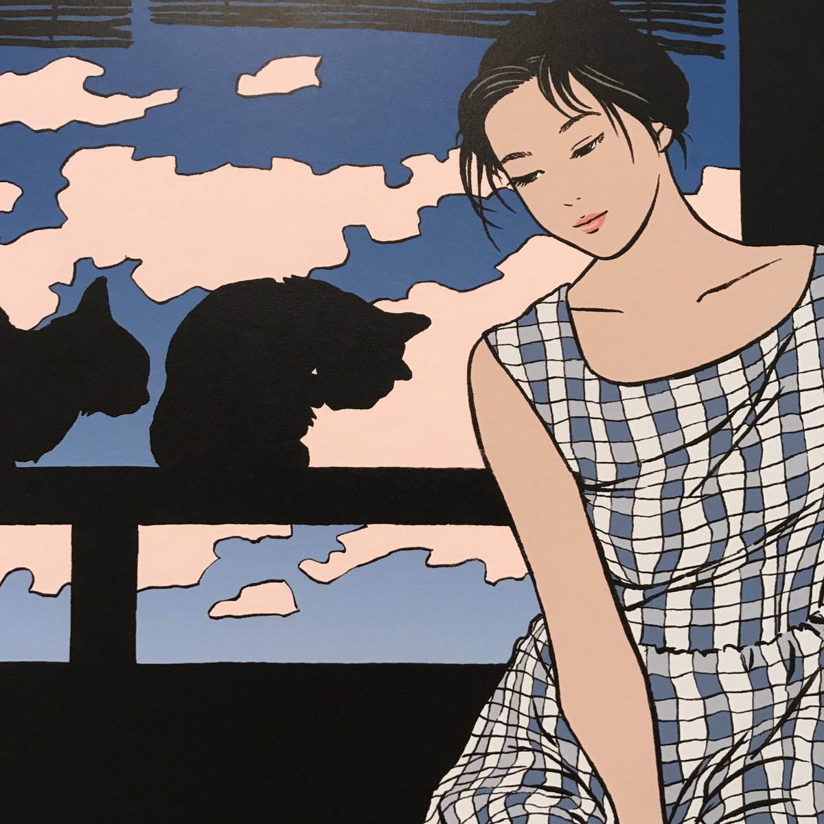 しっかりと目に焼きつけておくために「江口寿史イラストレーション展 彼女」@しもだて美術館に二度目の訪問。うーむ、シアワセ。よいなあ、江口センセーのイラストよいなあ。そして今日は盆踊りなんだね。 