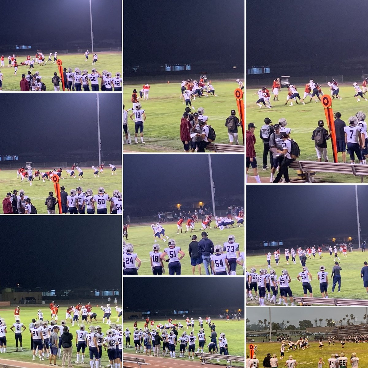 Great work today by JV and Varsity at today's scrimmage!