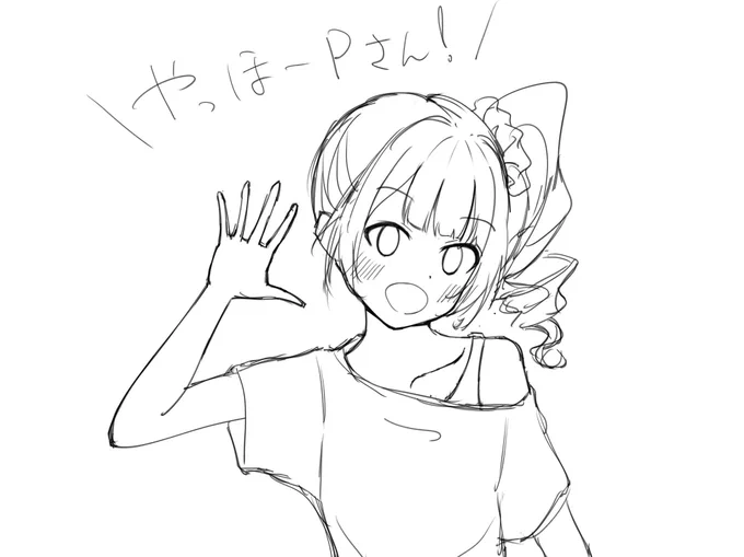結局奈緒ちゃん描いてまう 