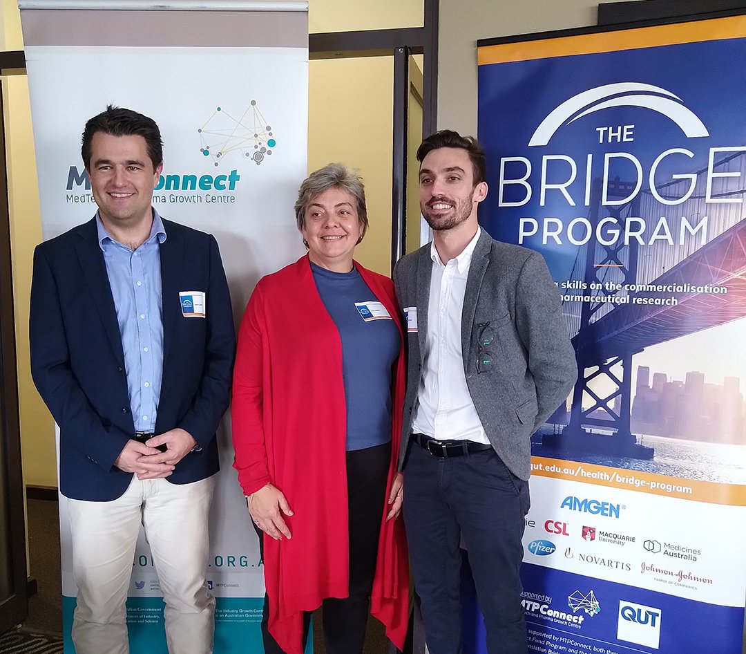 CarinaBiotech's tweet photo. Justin talking about our work in CAR-T R&D and commercialisation at the @QUT @MTPConnect_AUS Bridge Program
#bridgeprogram2019 https://t.co/nFPq5m2oVa