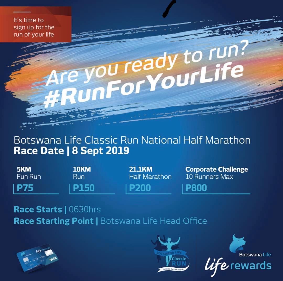 iamKabo's tweet photo. Eeeeeeh!! Today is the last day to register for the amazing @botswanalifebw Classic Run Marathon, lets run together for our lives π and see how many kilometers we can print on this link
https://t.co/KFe4PjMvLk #ClassicRun2019 #RunForYourLife #ClassicRunNationalHalfMarathon https://t.co/taphbZBFUF