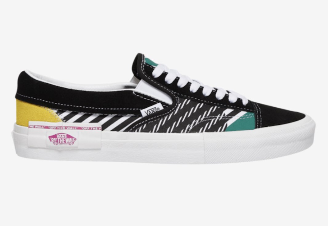 vans old skool black multi disarray
