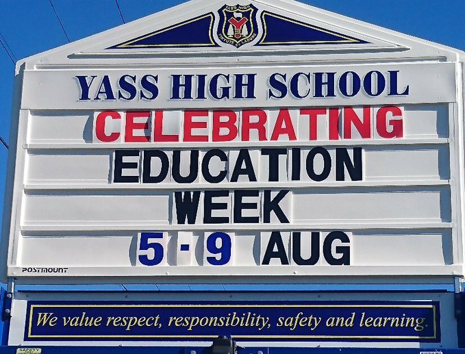 YassHighSchool's tweet photo. Education Week #EdWeek19 @YassHighSchool #BinitBinit Learning Community new photo gallery on the school website @ https://t.co/yvj9t9XLSj Thank you to all the schools, students, staff, and community who supported #PublicEducation @NSWEducation https://t.co/adgmzqdaoX