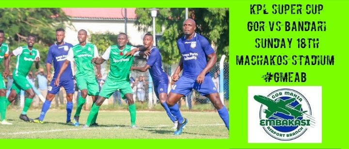 Gor_EmbaAbranch's tweet photo. KPL SUPER CUP
GOR VS BANDARI
MACHAKOS STADIUM ON SUNDAY 18TH
All roads lead to machakos... Roads will be painted green and white
#GMEAB #SIRKAL @GorMahiaFCNews @GorMahiaFansTV @FCGorMahia @OfficialGMFC @BandariOfficial @MikeOkinyi @CarolRadull @MukamiWambora https://t.co/YlEG5BqQU5