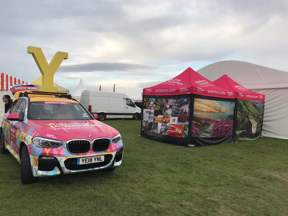 TourismTyke's tweet photo. Early doors at BBC Countryfile Live at Castle Howard. Here with  Herriot Country in Welcome to Yorkshire marquee  #bbccountryfilelive @jamesherriot @Herriotcountry https://t.co/3E8HE78PBn