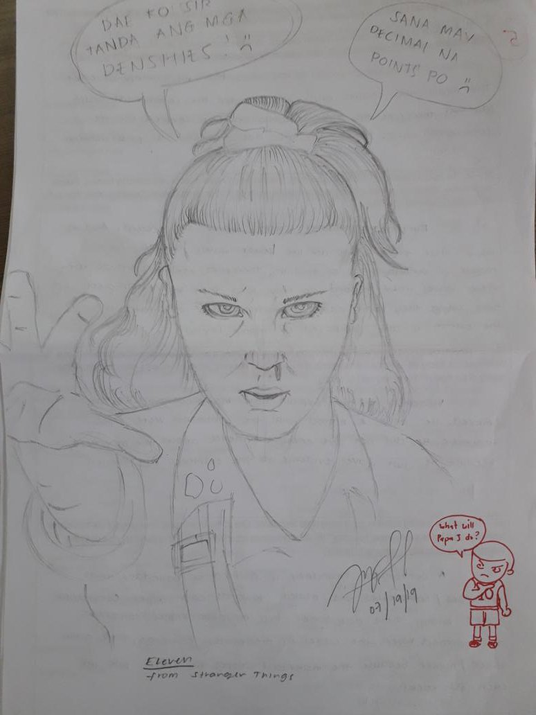 JasonTrapani's tweet photo. So ayun, may talented student akong maaga natapos ang midterm exams. Syempre may resbak ang drawing skills ko. https://t.co/zp3b90euY0
