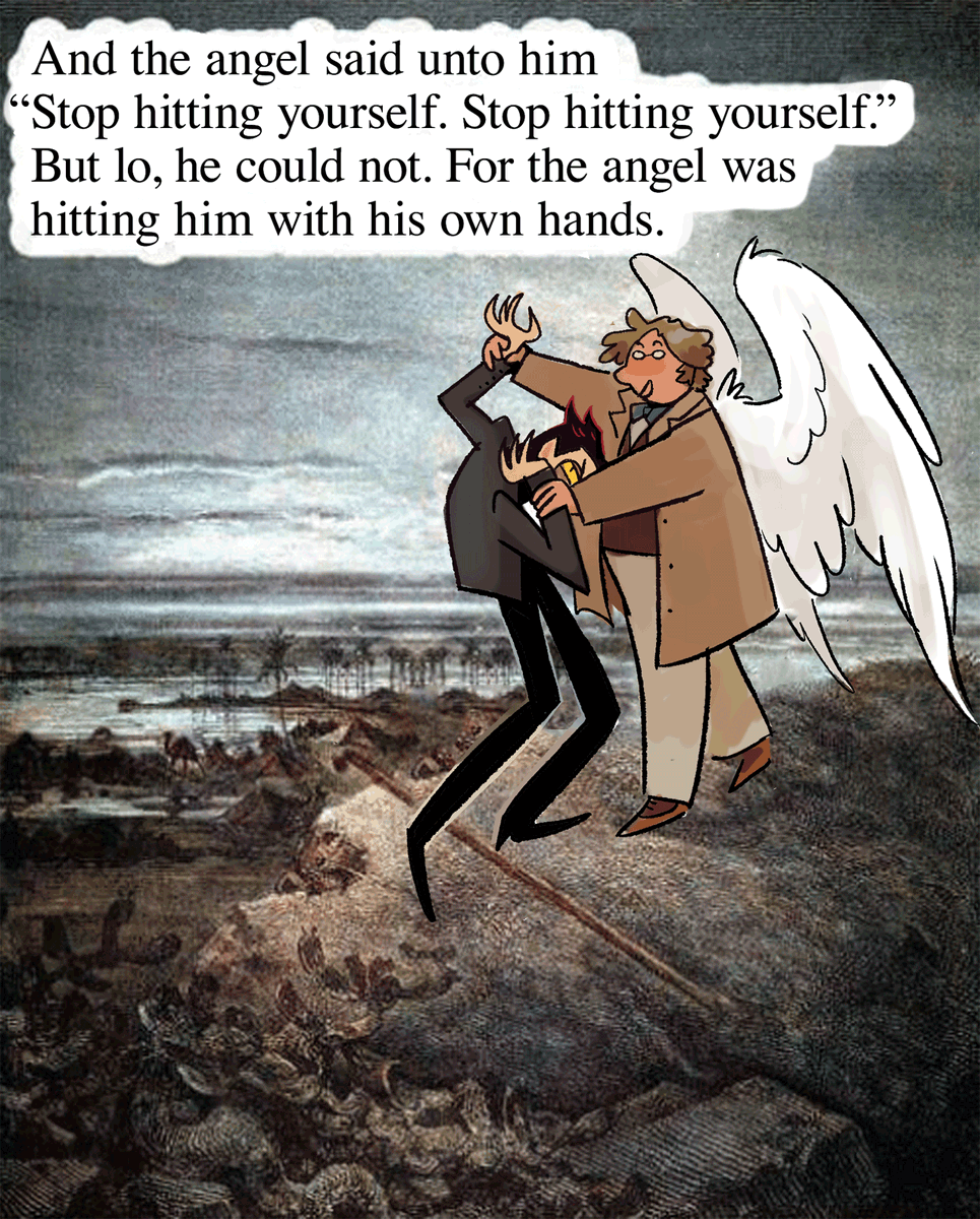 i've been meaning to draw this meme for like 7 years #goodomens