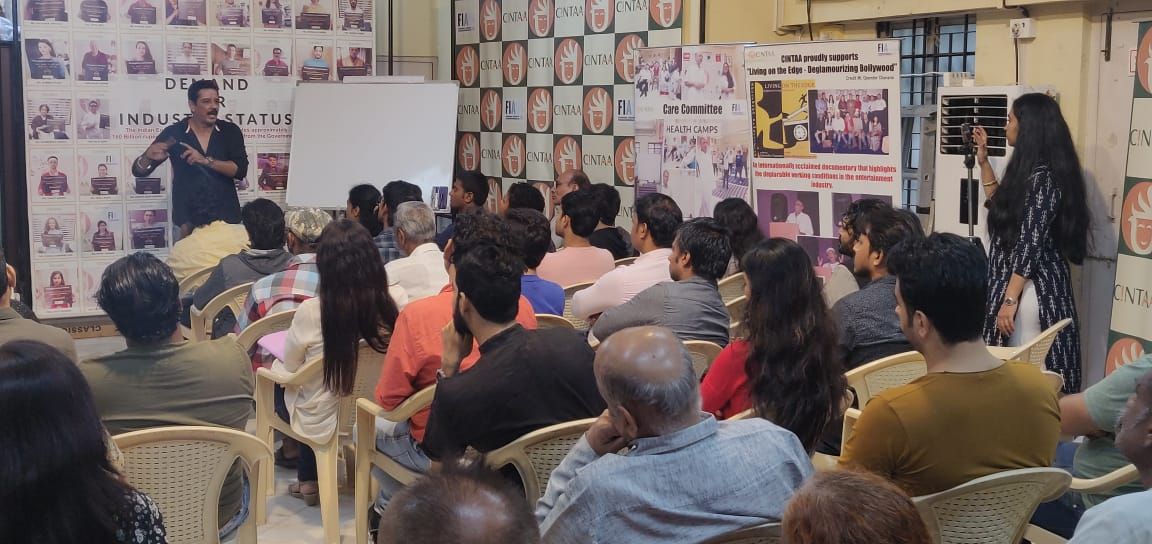 CintaaOfficial's tweet image. #CINTAA conducted #InteractiveWorkshop on Understanding Different Platforms of Acting by Shri @soniiannup @sushant_says @DJariwalla @deepakqazir @amitbehl1 @SuneelSinha @ayubnasirkhan @sanjaymbhatia @NupurAlankar @rakufired @RajRomit @JhankalRavi