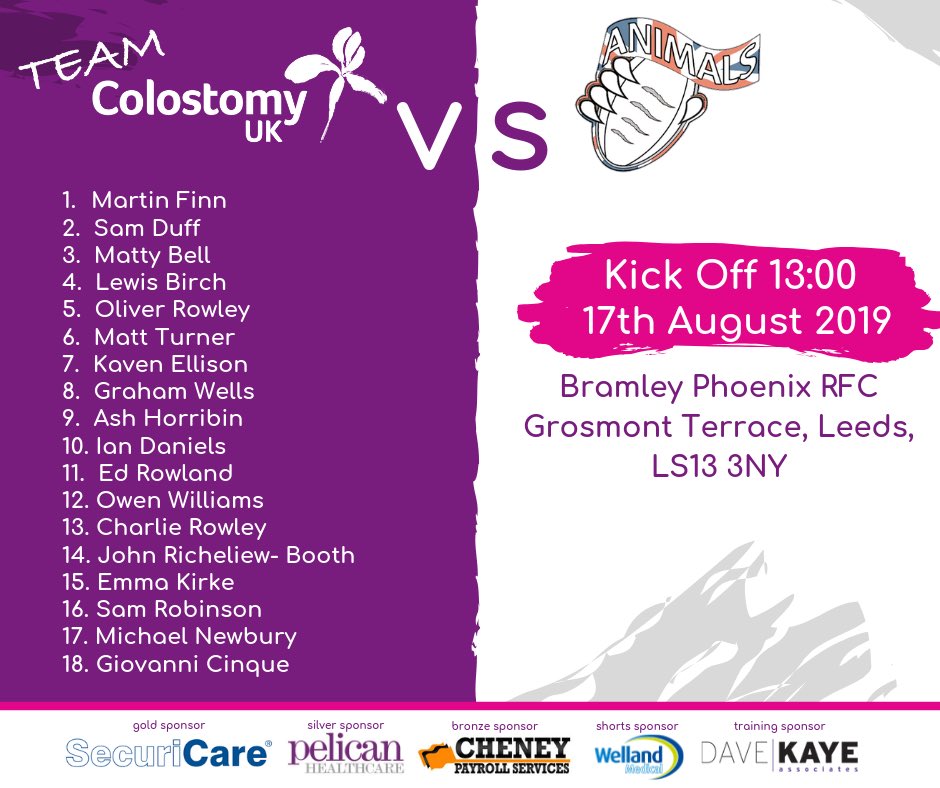 Team Colostomy UK tweet media