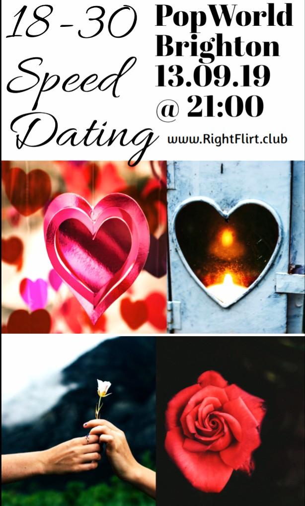 #Friday night #flirting #fun with Speed #Dating for #Sussex #singletons in the 18-30 age bracket at vibrant #PopWorld in #bustling #Brighton on 13 September (21:00-22:30).
£15 #tickets include a #drink during event | info at RightFlirt.club | 0790 3552 007