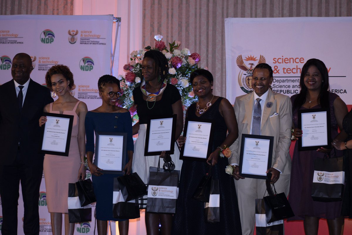 sawisa2019's tweet photo. Congratulations to the recipients of the prestigious DST Albertina Sisulu Fellowship (Masters Degree). #SAWISA2019 https://t.co/gHROSVvInF
